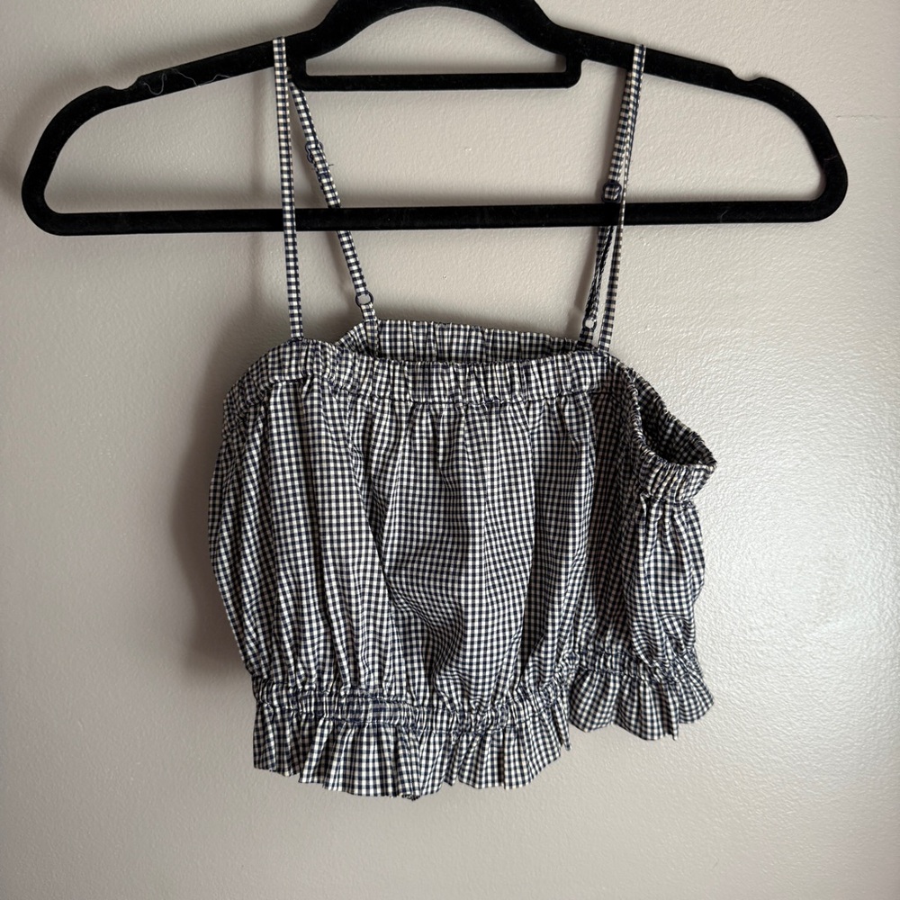 Urban Outfitters Kimchi Blue Gingham Crop Top